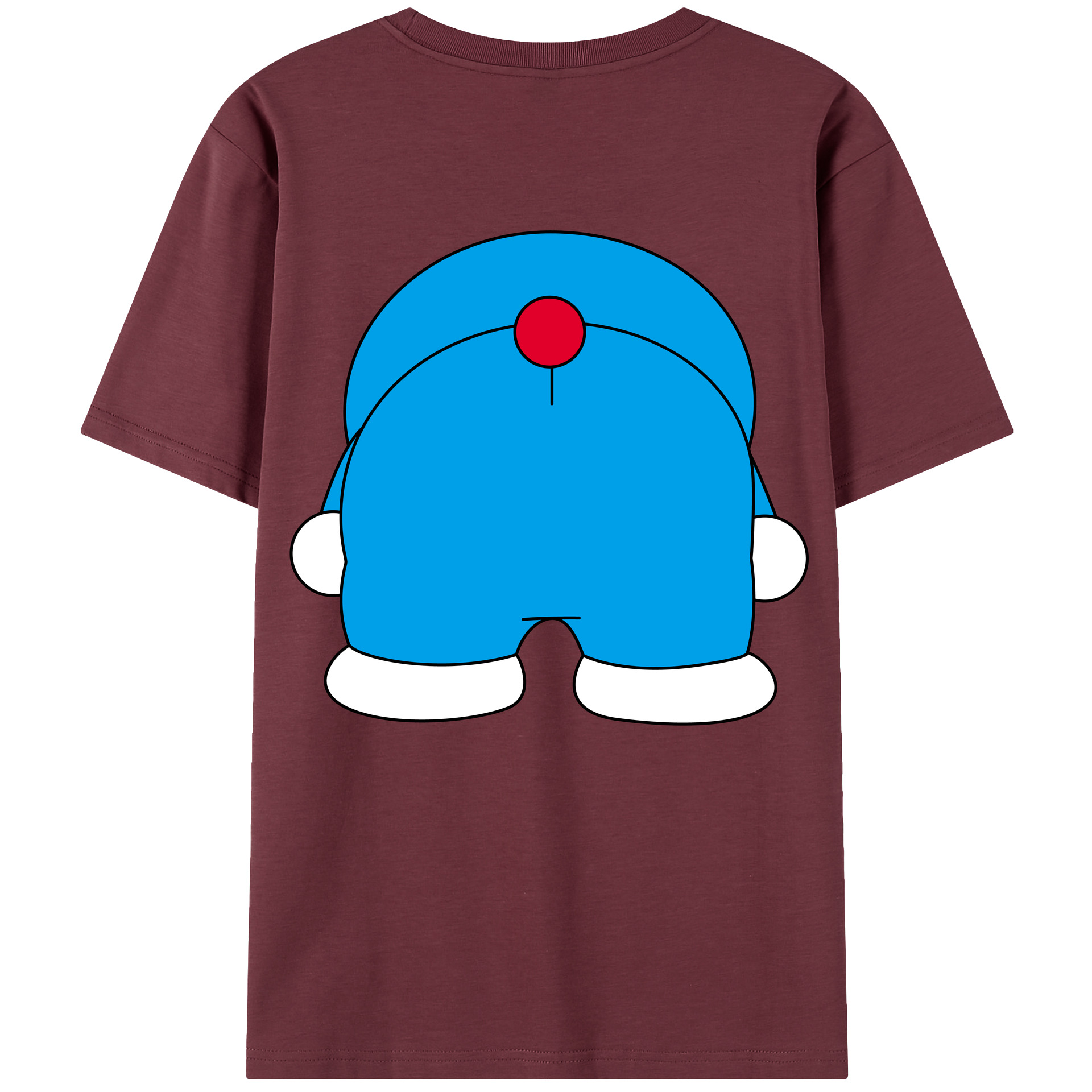 （画像用） ドラえもん Doraemon 綿100％半袖Tシャツ（背面プリント）